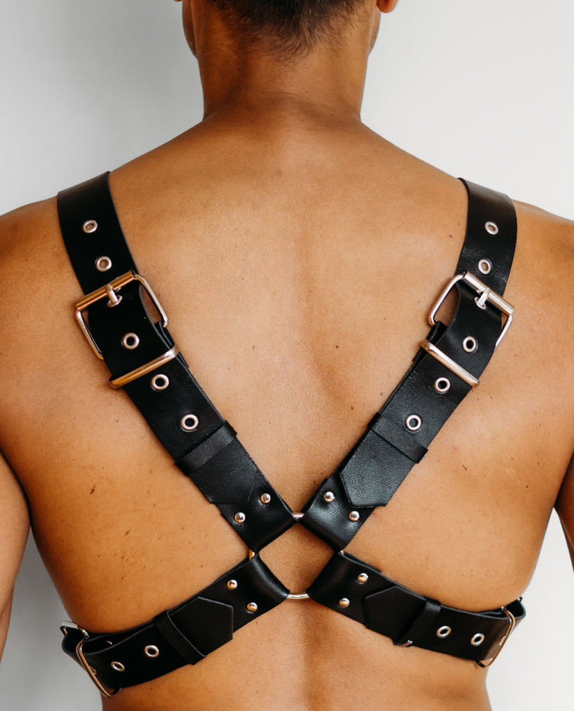 Blade X Leather Body Harness