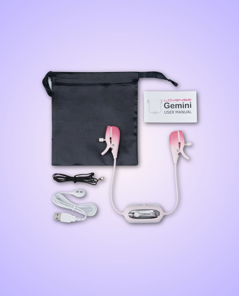 Lovense Gemini App-Controlled Vibrating Nipple Clamps. And What's Included.