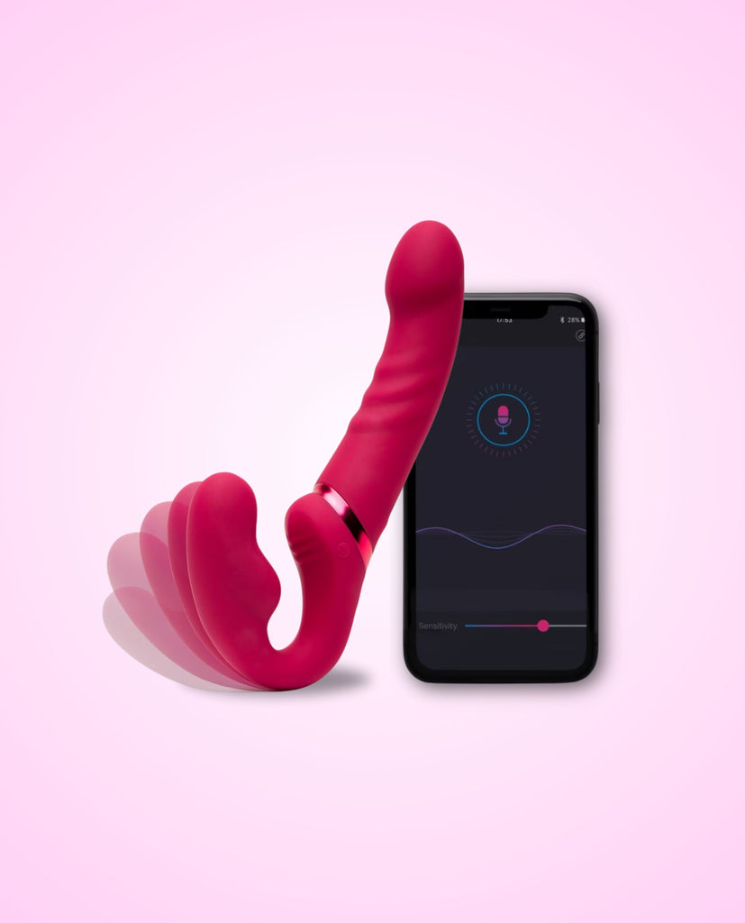 Lovense Lapis App-Controlled Dual-Ended Vibrating Strapless Strap-On