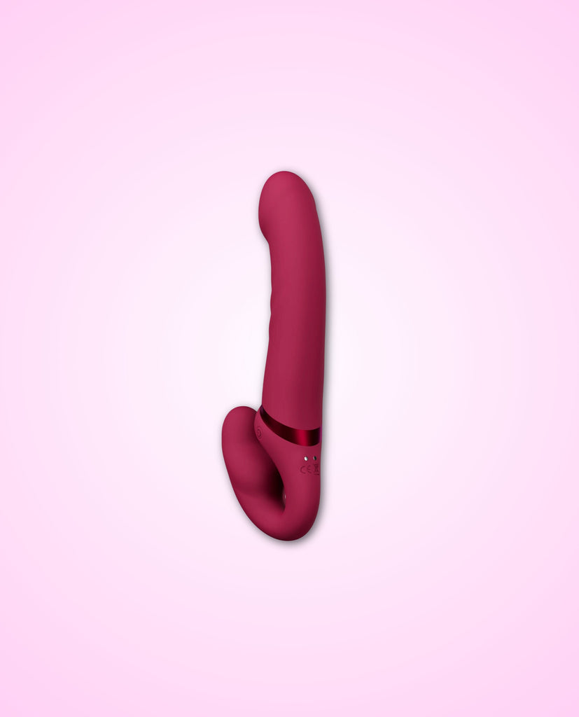 Lovense Lapis App-Controlled Dual-Ended Vibrating Strapless Strap-On Magnetic Charging Port