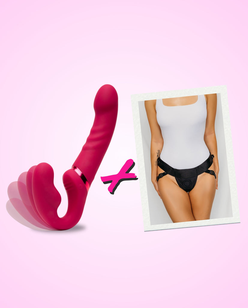 Lovense Lapis Dildo & Phoenix Strap-On Harness Bundle