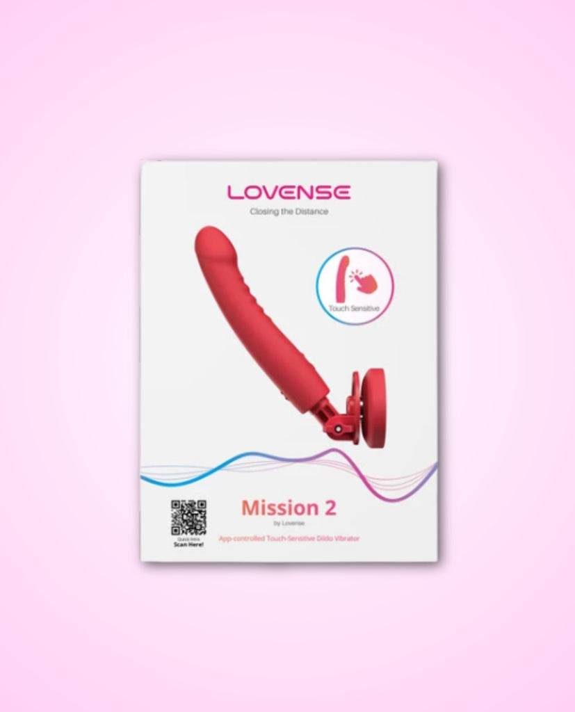 Lovense Mission 2 Vibrating Suction Cup Dildo's Packaging