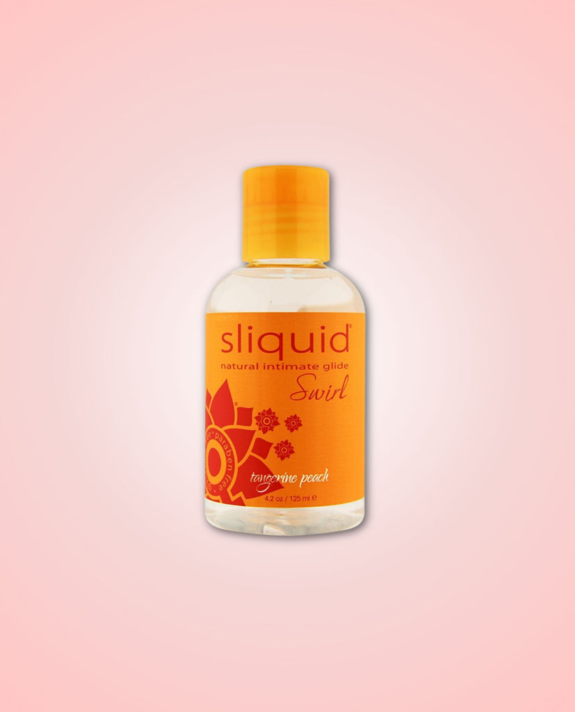 Sliquid Swirl Natural Flavoured Lubricant Tangerine Peach 125ml