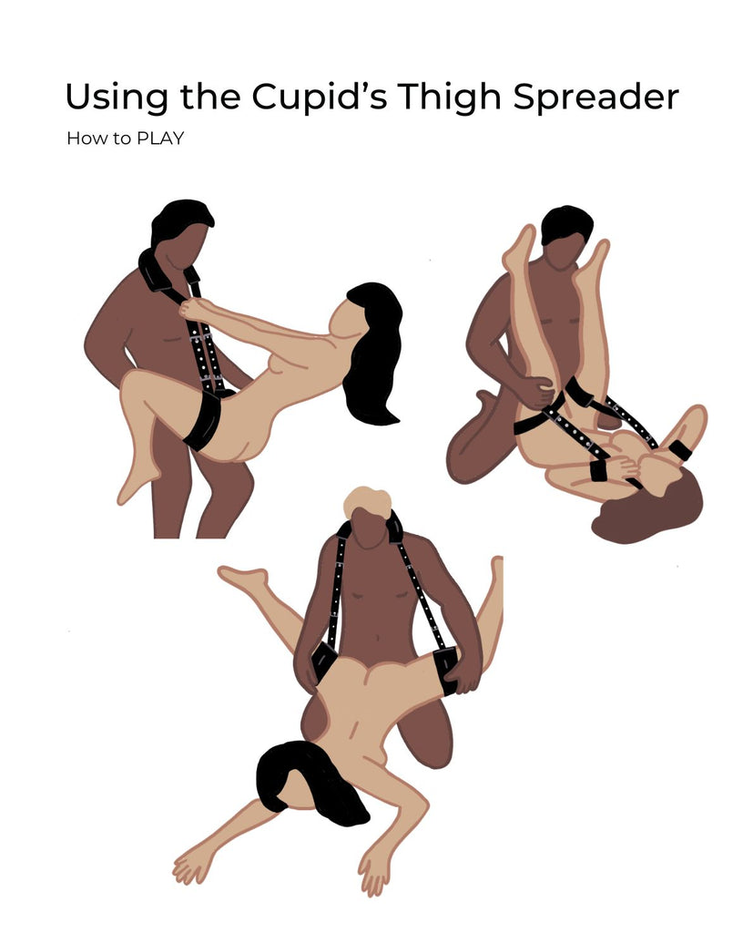 cupid bondage thigh spreader restraint